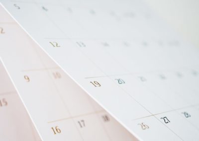 Schedule sections on your calendar in just minutes